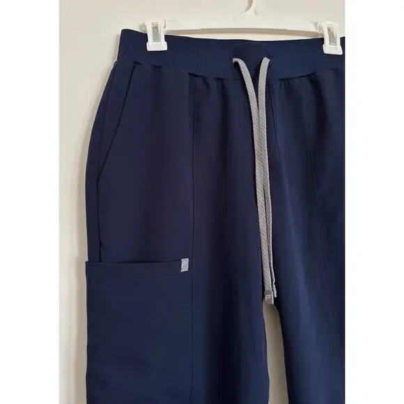 {SET} Navy Fabletics Evolve Scrub Top and Ion Scrub Pants M - Picture 3 of 8